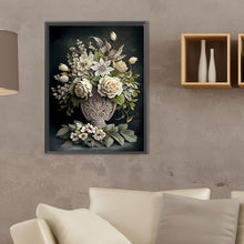 Load image into Gallery viewer, Vase Bouquet 30X40CM(Canvas) Full Square Drill Diamond Painting
