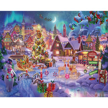 Load image into Gallery viewer, Christmas Atmosphere 50X40CM(Canvas) Full Square Drill Diamond Painting
