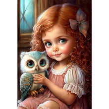 Load image into Gallery viewer, Girls And Cute Pets 50X70CM(Canvas) Full Square Drill Diamond Painting
