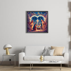 Birth Of Life 35X35CM(Canvas) Full AB Round Drill Diamond Painting