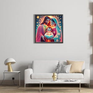 Birth Of Life 35X35CM(Canvas) Full AB Round Drill Diamond Painting