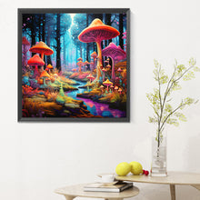 Load image into Gallery viewer, Fantasy Mushroom Forest 30X30CM(Canvas) Full Round Drill Diamond Painting
