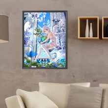 Load image into Gallery viewer, Angel Girl Embracing The World Tree 30X40CM(Canvas) Full Round Drill Diamond Painting
