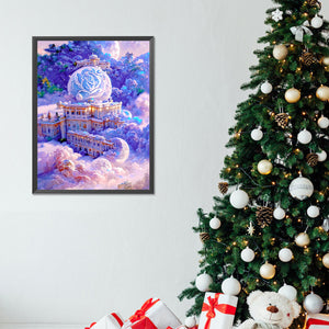 Dreamy Cloud Manor 30X40CM(Canvas) Full Round Drill Diamond Painting