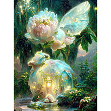 Load image into Gallery viewer, Dream Water Flower House 30X40CM(Canvas) Full Round Drill Diamond Painting
