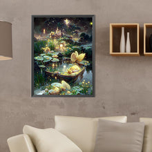 Load image into Gallery viewer, Dreamy Scenery On The Lake 30X40CM(Canvas) Full Round Drill Diamond Painting
