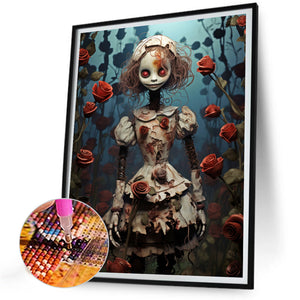 Skullgirls 30*40CM(Canvas) Full Round Drill Diamond Painting