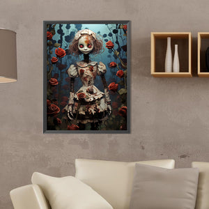 Skullgirls 30*40CM(Canvas) Full Round Drill Diamond Painting