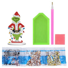 Load image into Gallery viewer, Acrylic Grinch Round+Special Shape Diamond Painting Tabletop Ornaments Kit (#1)
