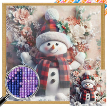 Load image into Gallery viewer, Christmas Snowman 45X45CM(Canvas) Full AB Square Drill Diamond Painting
