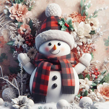 Load image into Gallery viewer, Christmas Snowman 45X45CM(Canvas) Full AB Square Drill Diamond Painting
