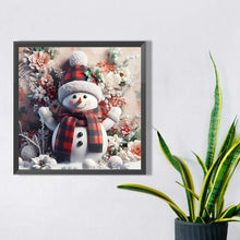 Load image into Gallery viewer, Christmas Snowman 45X45CM(Canvas) Full AB Square Drill Diamond Painting
