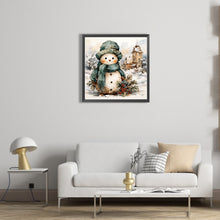 Load image into Gallery viewer, Christmas Snowman 45X45CM(Canvas) Full AB Square Drill Diamond Painting
