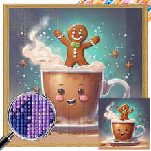 Load image into Gallery viewer, Christmas Cookie Man 45X45CM(Canvas) Full AB Square Drill Diamond Painting
