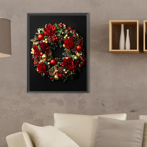 Wreath 30X40CM(Canvas) Full Square Drill Diamond Painting