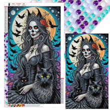 Load image into Gallery viewer, Dark Skeleton Queen 40X70CM(Canvas) Full Round Drill Diamond Painting

