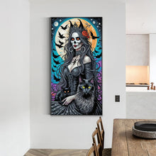 Load image into Gallery viewer, Dark Skeleton Queen 40X70CM(Canvas) Full Round Drill Diamond Painting
