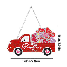 Load image into Gallery viewer, Acrylic Love Truck Single-Sided 5D DIY Diamond Painting Hanging Pendant 20x15cm
