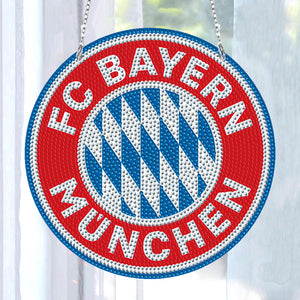 Badge Label Diamond Painting Hanging Pendant Suncatcher (FC Bayern Munchen)