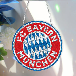 Badge Label Diamond Painting Hanging Pendant Suncatcher (FC Bayern Munchen)