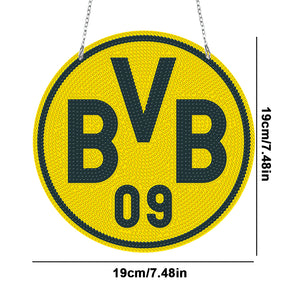 Badge Label Diamond Painting Hanging Pendant Suncatcher Home Decor (BVB 09)