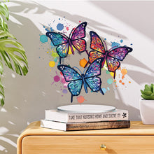 Load image into Gallery viewer, Butterfly Round+Special Shape Diamond Painting Art Tabletop Ornaments Kit (#2)
