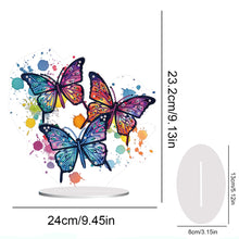 Load image into Gallery viewer, Butterfly Round+Special Shape Diamond Painting Art Tabletop Ornaments Kit (#2)
