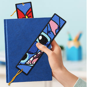 15 PCS Diamond Painting Bookmarks for Reading Lover (Cartoon Disneyland)