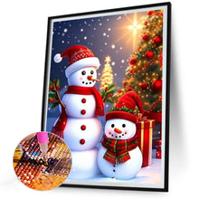 Load image into Gallery viewer, Christmas Snowman 30X40CM(Canvas) Full Round Drill Diamond Painting
