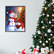 Load image into Gallery viewer, Christmas Snowman 30X40CM(Canvas) Full Round Drill Diamond Painting
