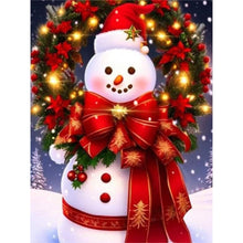 Load image into Gallery viewer, Christmas Snowman 30X40CM(Canvas) Full Round Drill Diamond Painting
