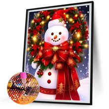 Load image into Gallery viewer, Christmas Snowman 30X40CM(Canvas) Full Round Drill Diamond Painting
