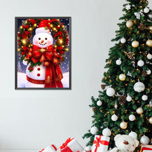 Load image into Gallery viewer, Christmas Snowman 30X40CM(Canvas) Full Round Drill Diamond Painting
