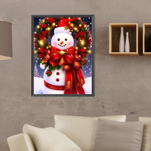 Load image into Gallery viewer, Christmas Snowman 30X40CM(Canvas) Full Round Drill Diamond Painting
