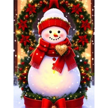 Load image into Gallery viewer, Christmas Snowman 30X40CM(Canvas) Full Round Drill Diamond Painting
