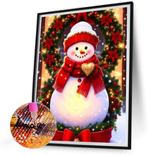 Load image into Gallery viewer, Christmas Snowman 30X40CM(Canvas) Full Round Drill Diamond Painting
