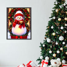 Load image into Gallery viewer, Christmas Snowman 30X40CM(Canvas) Full Round Drill Diamond Painting
