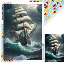 Load image into Gallery viewer, Sea Sailing Boat 50X70CM(Canvas) Full Square Drill Diamond Painting
