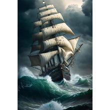 Load image into Gallery viewer, Sea Sailing Boat 50X70CM(Canvas) Full Square Drill Diamond Painting
