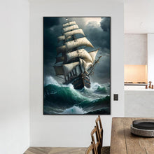 Load image into Gallery viewer, Sea Sailing Boat 50X70CM(Canvas) Full Square Drill Diamond Painting
