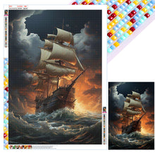 Load image into Gallery viewer, Sea Sailing Boat 50X70CM(Canvas) Full Square Drill Diamond Painting
