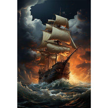 Load image into Gallery viewer, Sea Sailing Boat 50X70CM(Canvas) Full Square Drill Diamond Painting
