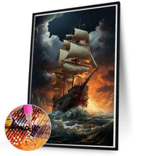 Load image into Gallery viewer, Sea Sailing Boat 50X70CM(Canvas) Full Square Drill Diamond Painting
