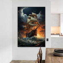 Load image into Gallery viewer, Sea Sailing Boat 50X70CM(Canvas) Full Square Drill Diamond Painting
