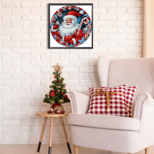 Load image into Gallery viewer, Santa Claus 30X30CM(Canvas) Partial Special Shaped Drill Diamond Painting
