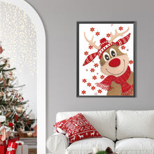 Load image into Gallery viewer, Christmas Deer 30X40CM(Canvas) Partial Special Shaped Drill Diamond Painting
