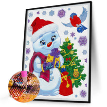 Load image into Gallery viewer, Snowman 30X40CM(Canvas) Partial Special Shaped Drill Diamond Painting
