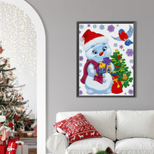 Load image into Gallery viewer, Snowman 30X40CM(Canvas) Partial Special Shaped Drill Diamond Painting
