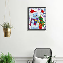 Load image into Gallery viewer, Snowman 30X40CM(Canvas) Partial Special Shaped Drill Diamond Painting
