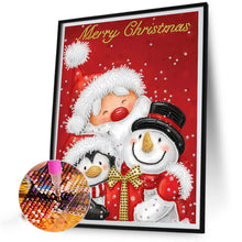 Load image into Gallery viewer, Snowman 30X40CM(Canvas) Partial Special Shaped Drill Diamond Painting
